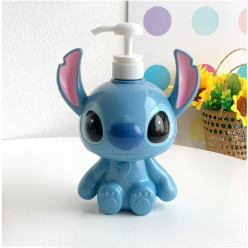 Bonito Ponto Shampoo Dispensador Garrafa Dos Desenhos Animados Loção Bomba Recarregável De Sabão Líquido Organizador Arm