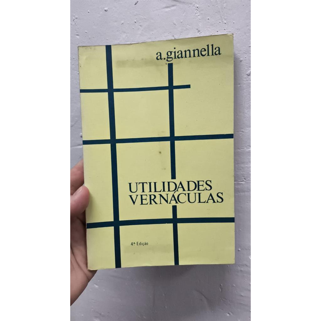 Utilidades Vernáculas autor A. Giannella