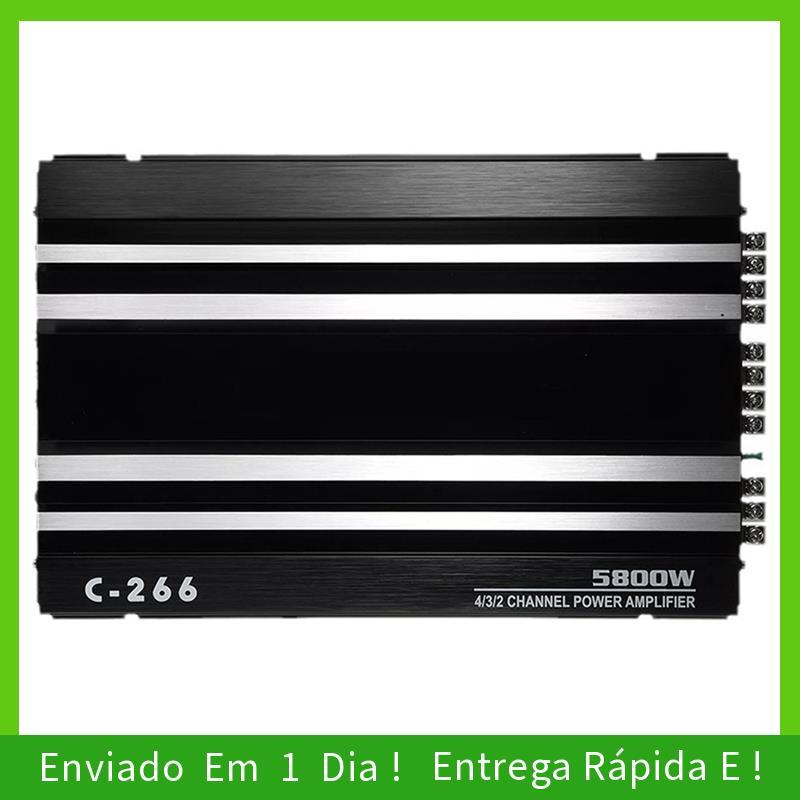 - Joyce Amplificador De Áudio Para Carro De 4 Canais 5800W Alta Potência 12V Ultrafino De Quatro Vias Ferramentas Classe
