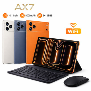 Tablet  10.1" Android 13 128GB(ROM)+ 6GB RAM com Teclado, Mouse, Capa e Caneta Stylus – D…