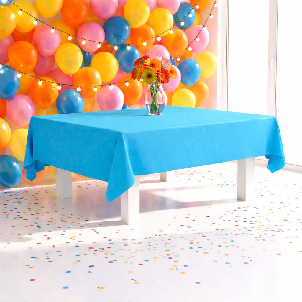 Toalha de mesa TNT festa Turquesa decoração eventos 2x1m casamentos buffet