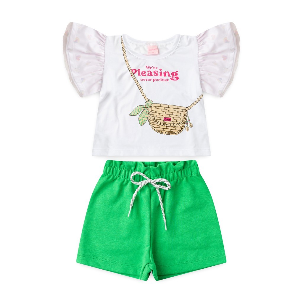 Conjunto Infantil Feminino Bolsinha em Oferta na Shopee