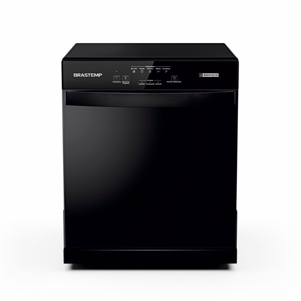 Lava-Louças Brastemp 8 Serviços Modelo Preto BLF08AE em Oferta na Shopee