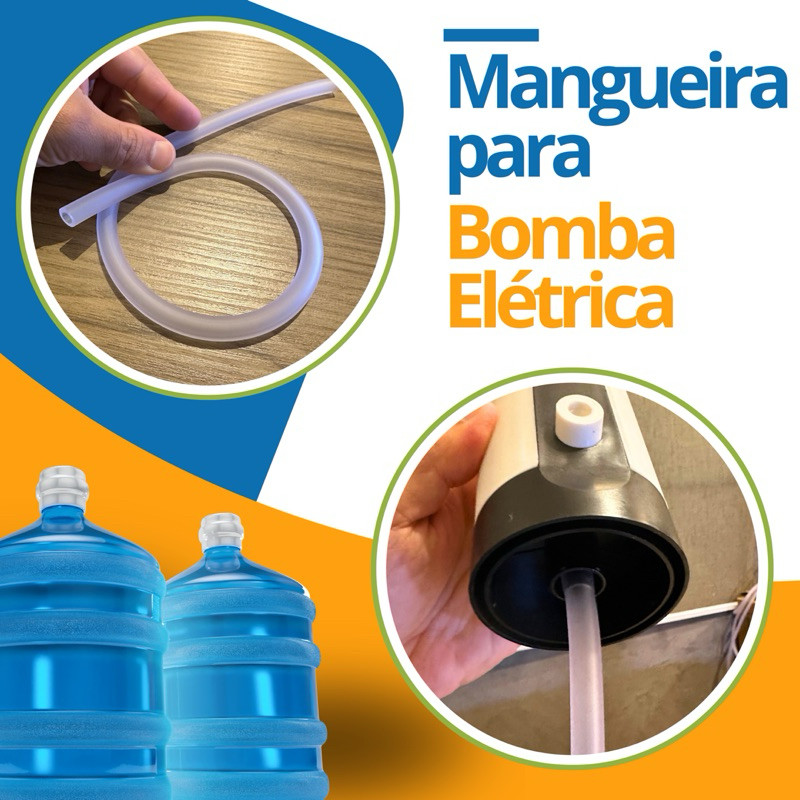 Mangueira De Silicone Para Bomba Eletrônica Galão