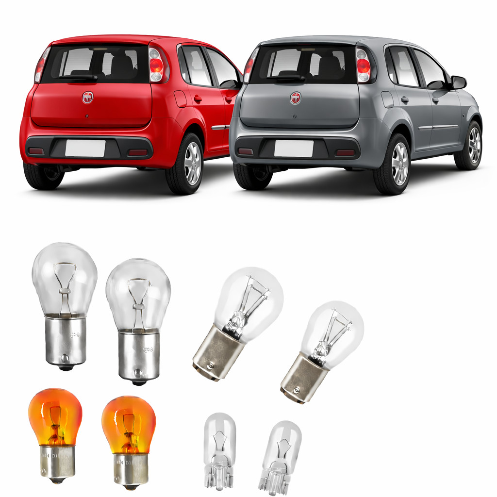 Jogo Lampada Lanterna Traseira Ré Seta Uno Vivace Envio Rapido em Oferta na Shopee