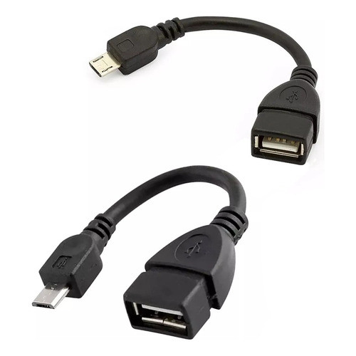 Cabo Adaptador Otg V8 Universal Celular Antigo Usb Mini-usb Liga Pen Drive no Celular em Oferta na Shopee