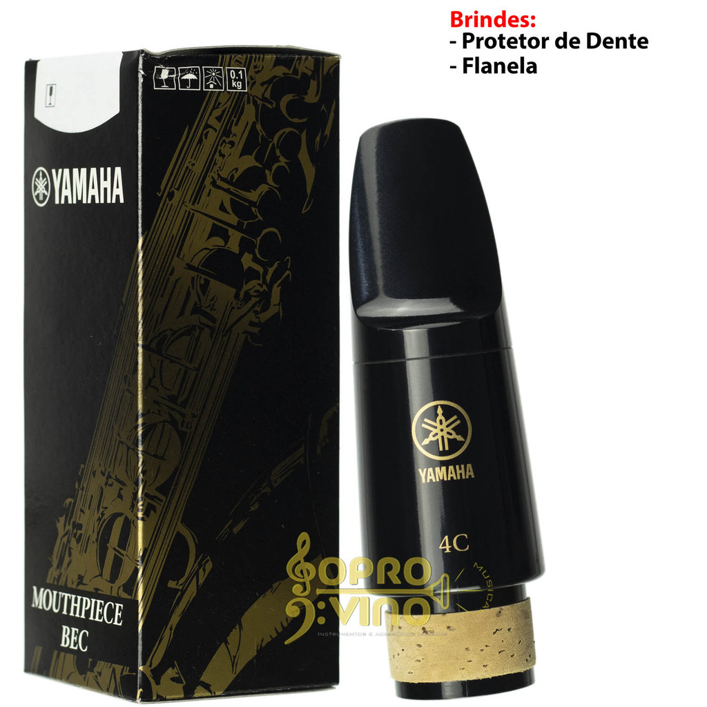 Boquilha Clarone Alto Mib Original Yamaha ACL4C Linha Standard Séries + Brinde