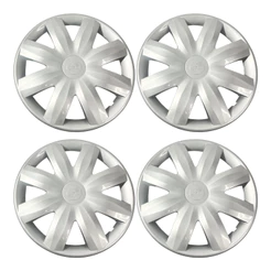 Kit 04 Calotas Logan Clio 2007 2008 Roda Ferro Aro 14 Pressão