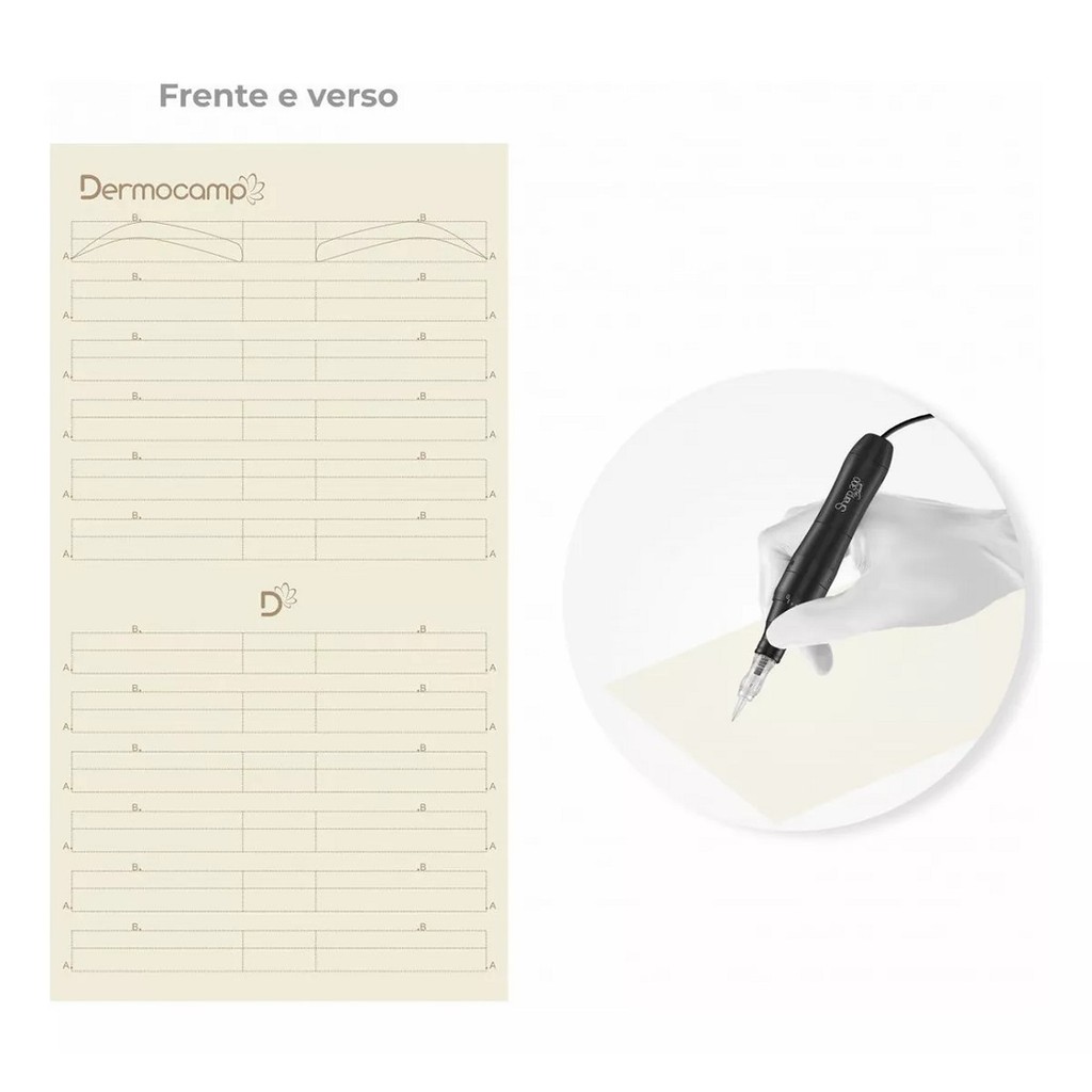 Pele com Desenho Dermocamp - Sobrancelhas