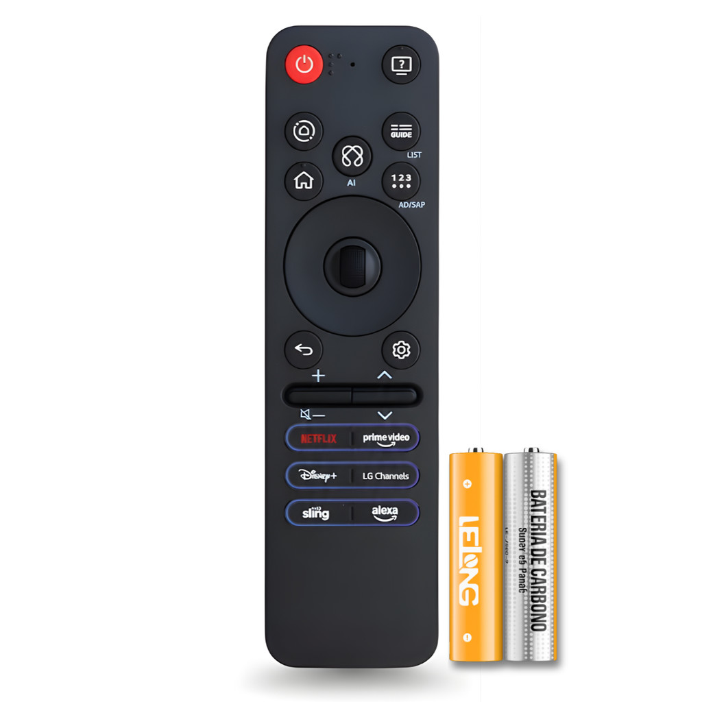 Controle Substituto Smart Magic Para Tv LG Com Air Mouse, Comando De Voz E Scrol