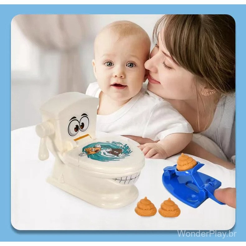 Mini Brinquedo Anti-Stress para Banheiro, Brinquedo de Ejeção Interativo para Duas Pessoas, Jogo de Tabuleiro, Brinquedo