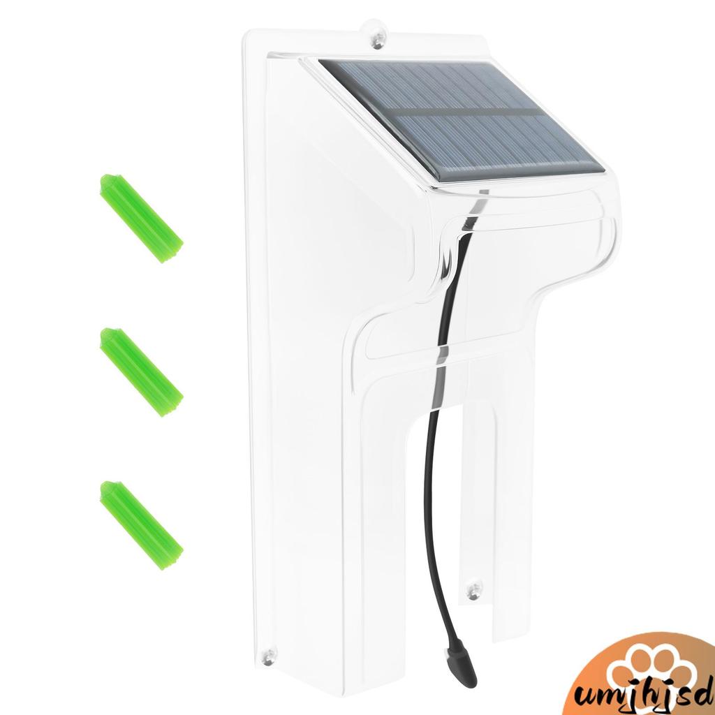 Capa De Chuva Para Campainha Com Painel Solar , Protetora De Plástico SHOPSKC0616