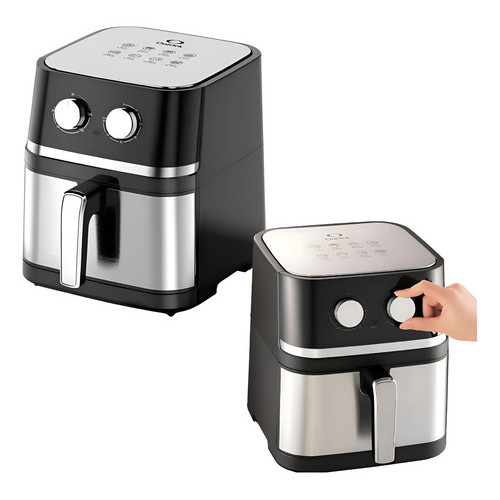 Fritadeira Elétrica Air Fryer 6,1lgrande Capacidade Sem Óleo Fritadeira Elétrica Air Fryer Onsitek 61l127/220v