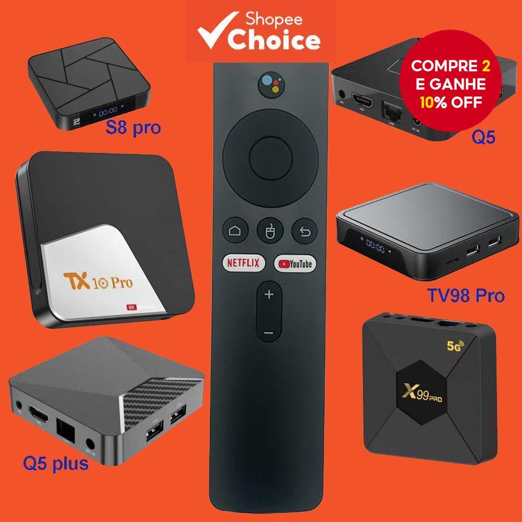 Compatível com controle remoto de voz Bluetooth para Android box, universal para TV98PRO/TX20 PRO/Q5/S8PRO/TX10 PRO.