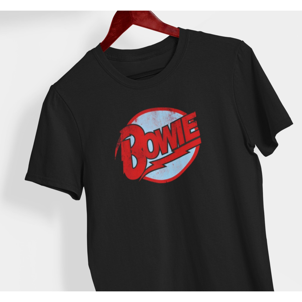 Camisa Bowie David Streetwear Rock & Roll Blusa Camiseta de Rock 100% Algodão Presente Kit Qualidade
