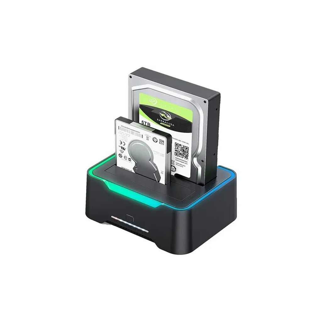 Dock Station para 2 Hds/SSDs Raid 0 Raid 1 Copia Off-Line