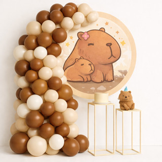 Kit 150 Balões Festa Capivara Arco Balão Aniversário em Oferta na Shopee