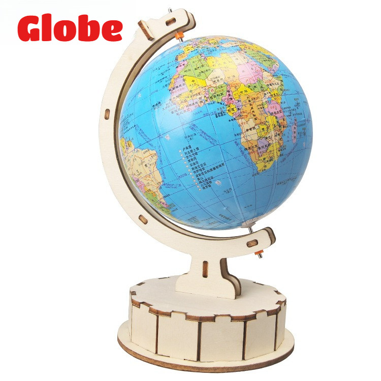 Educação Científica Globo DIY Artesanal Modelo Kit De Materiais Planetários Crianças Artesanato Ciência Experimento Ferr