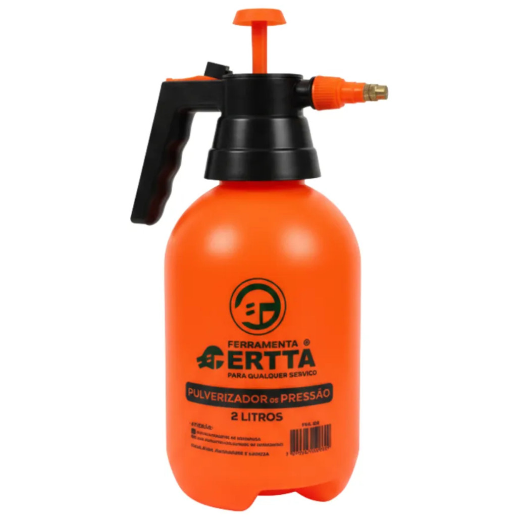 Pulverizador 2 Litros Manual Alta Pressão P/ Horta E Jardim