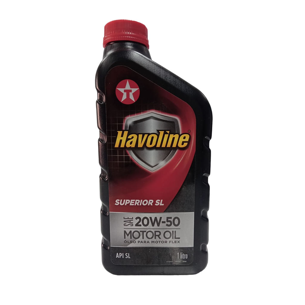 Óleo Lubrificante do Motor Texaco Havoline 20W50 Superior SL Mineral 1L em Oferta na Shopee