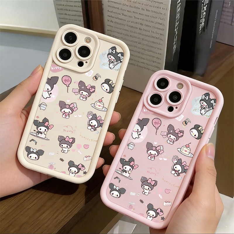 Capinha para Redmi Note 14 Pro 15 13 12S 12 11 10 10S 14C 13C 12C A3 A1 A5 10C X7 Pro C75 Capa Kuromi Pals em Oferta na Shopee