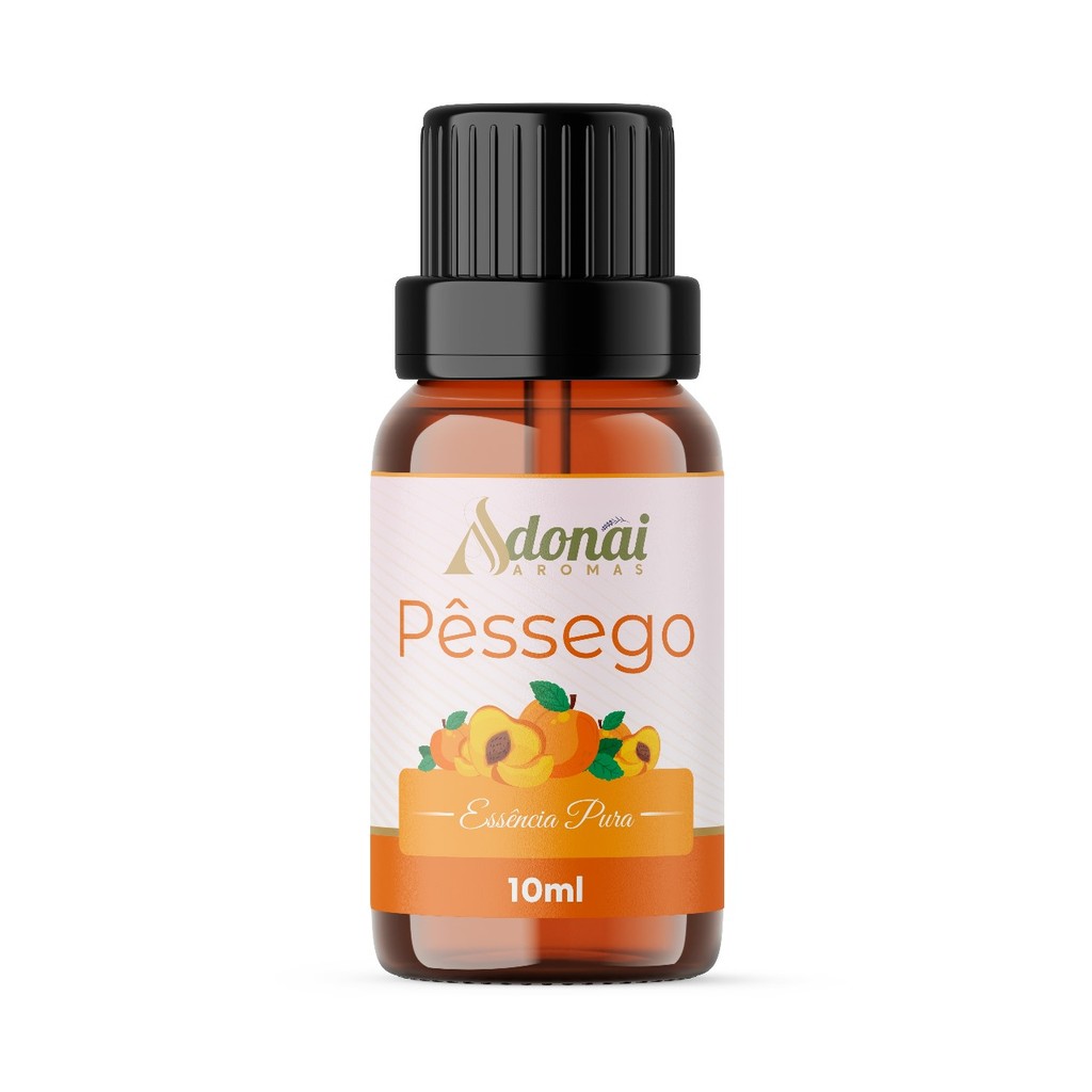 Essência Aromática Pêssego 10ml P/ Difusor elétrico e umidificador Adonai em Oferta na Shopee