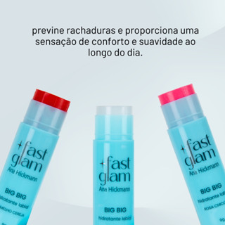 Hidratante Labial Big Big Lip Balm Fast Glam Ana Hickmann em Oferta na Shopee