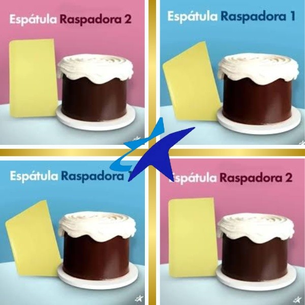 Espatula de Bolo Allisador Confeiteiro Raspadora para Bolos BlueStar em Oferta na Shopee