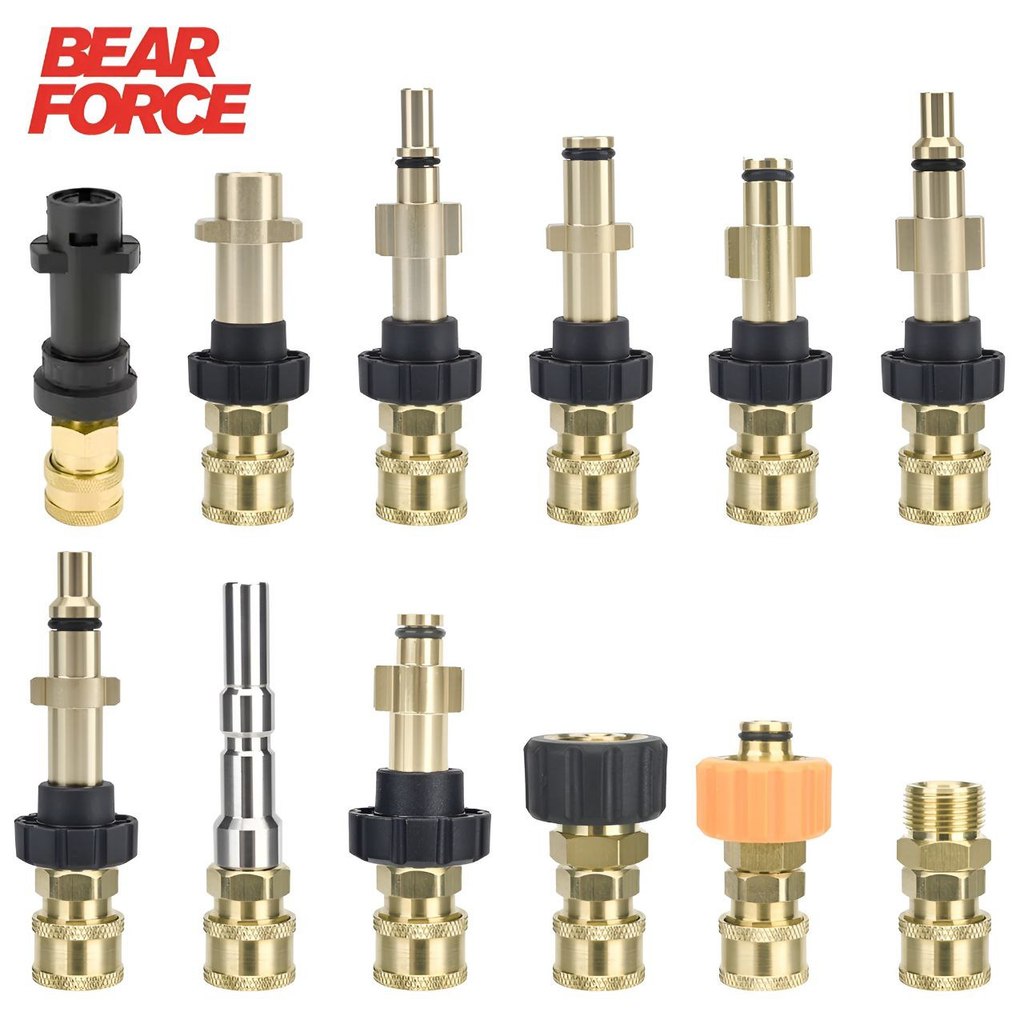 Adaptador 1/4" Engate Rápido Lavadora de Alta Pressão Compatível Snow foam
