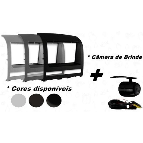 Moldura Painel 2din Pioneer Multimidia Palio Weekend Camera
