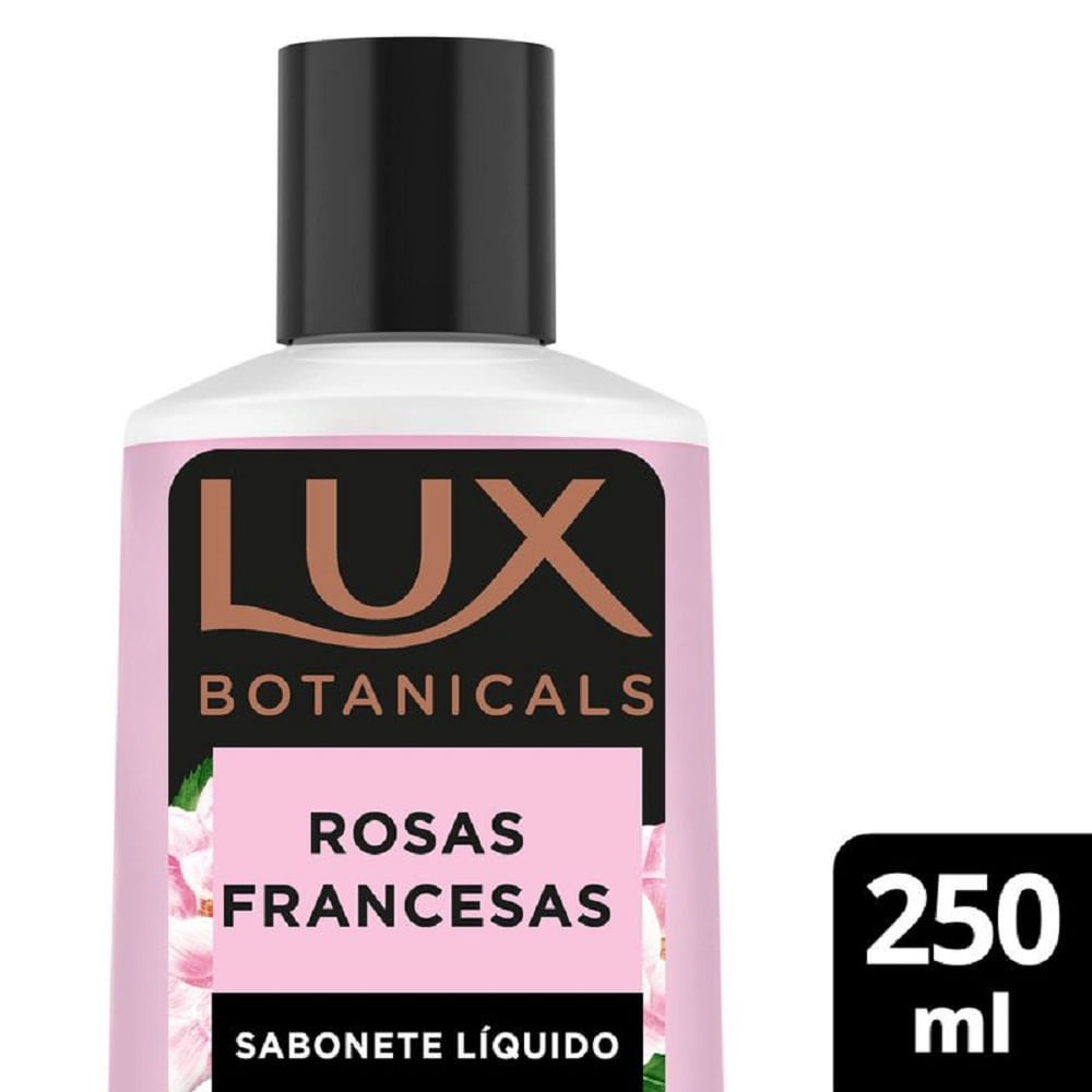 Sabonete Líquido Corporal Lux Botanicals Rosas Francesas 250ml em Oferta na Shopee
