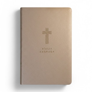 Bíblia Sagrada | NVI | Letra Gigante | Bege Com Índice em Oferta na Shopee