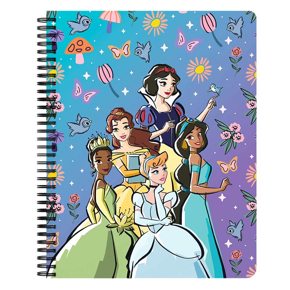 Caderno Universitário 1M Feminino Princesas 7071802104 - Culturama