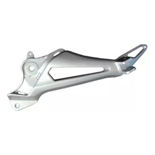 Suporte Pedaleira Shineray Phoenix 50cc Cinza Lado Direito.