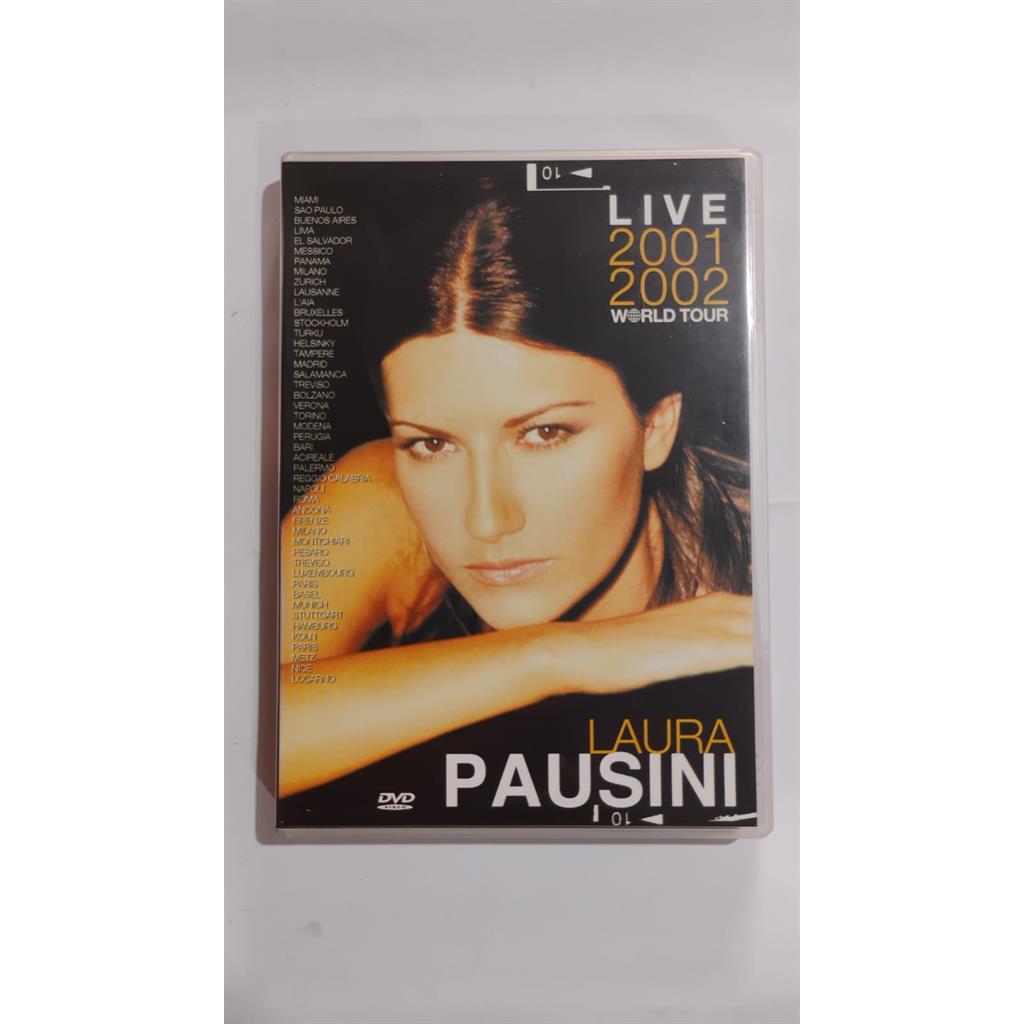 DVD LAURA PAUSINI LIVE 2001 2002 editora