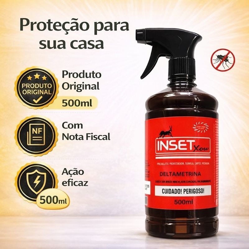 Inseticida Inset Xou 500ml ORIGINAL Com Nota Fiscal - envio rapido