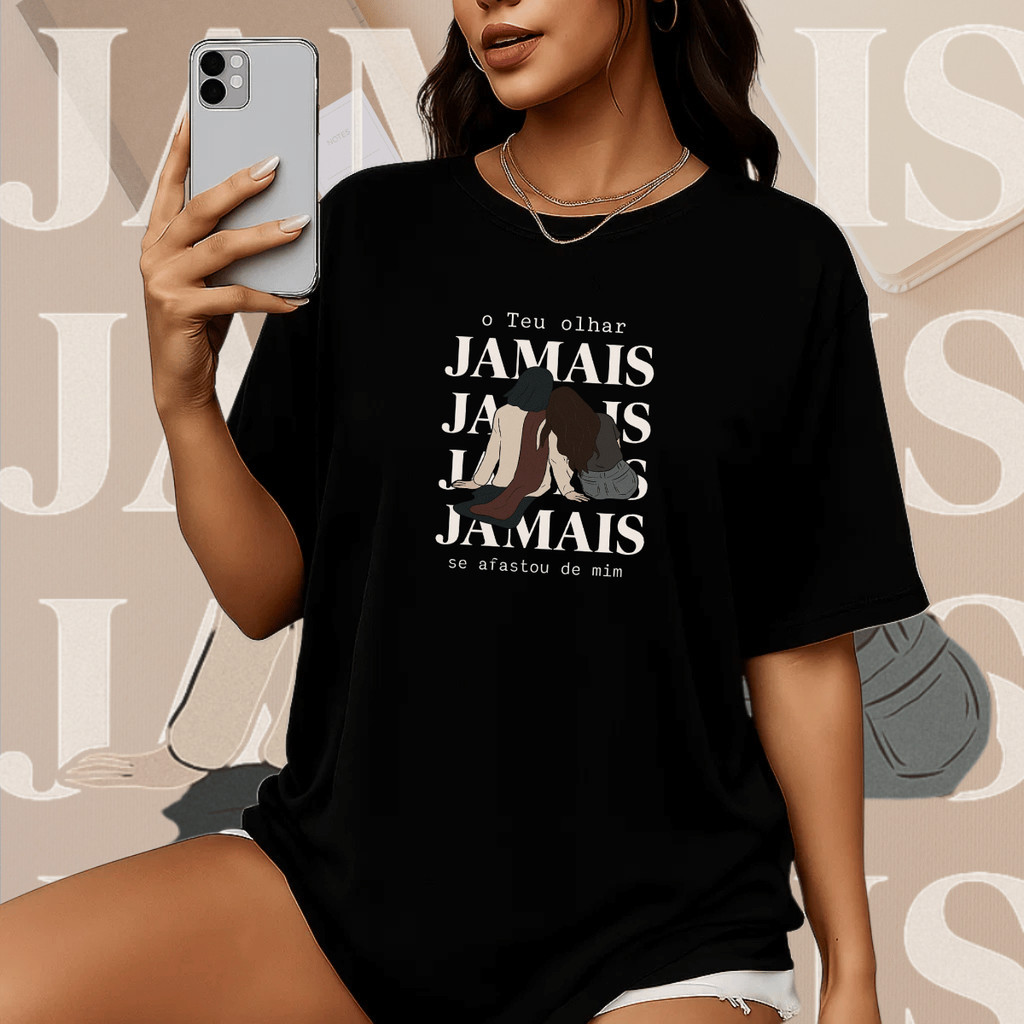 Camiseta Feminina Estampada Jesus Elegante Blusa 100% Algodão Premium Camisa