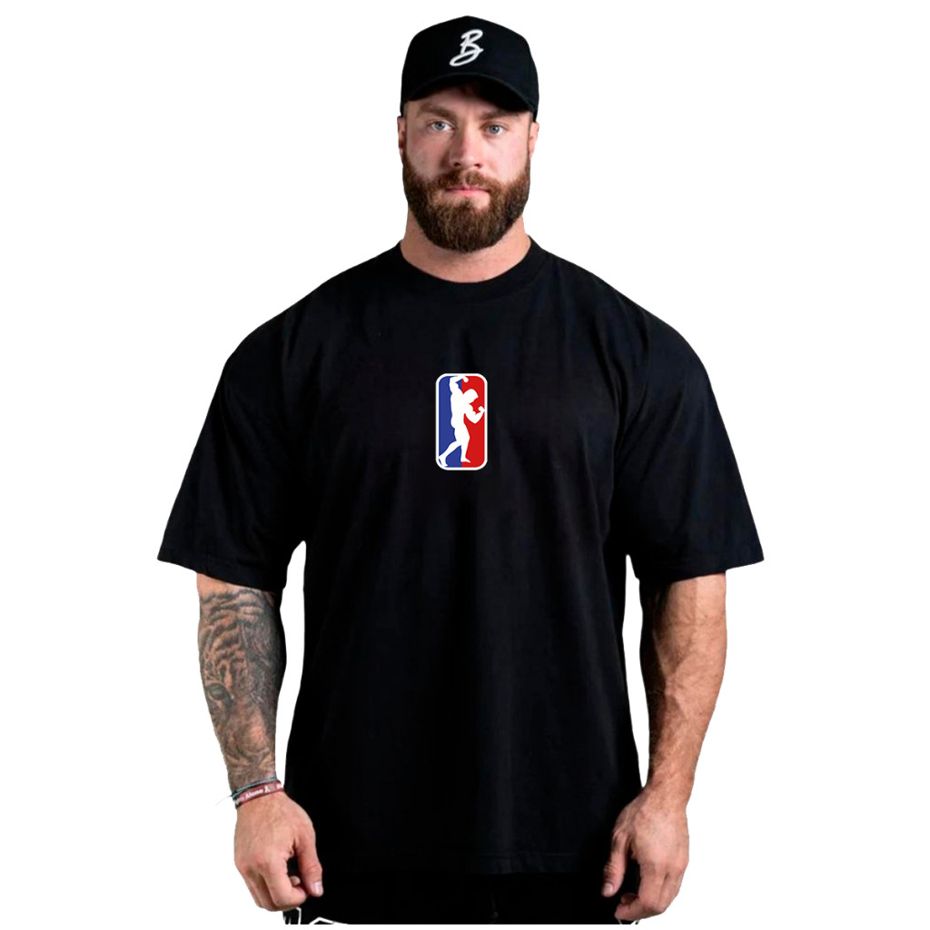 Camiseta Camisa Oversized Top Musculação Maromba Grande Streetwear Academia Treino 100% Algodão Conforto Urbano Casual S