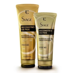 Eudora Kit Siàge Reconstrói os Fios: Shampoo 250ml + Condicionador 200ml