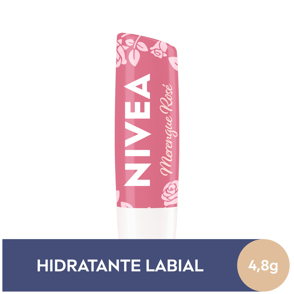 NIVEA Hidratante Labial Merengue Rosé Edição Limitada Bridgerton 4,8g BBB 26 em Oferta na Shopee