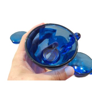 Jogo com 6 Xícaras Azul ou Cristal para Café e Chá 225ml Modelo Pera - Original Line PREMIUM