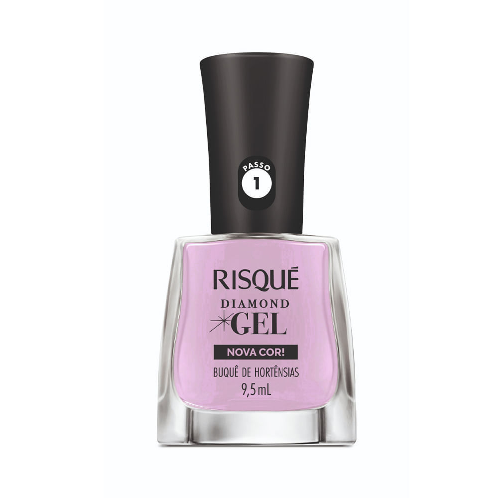 Esmalte Risqué Diamond Gel Buquê De Hortênsias 9,5ml em Oferta na Shopee
