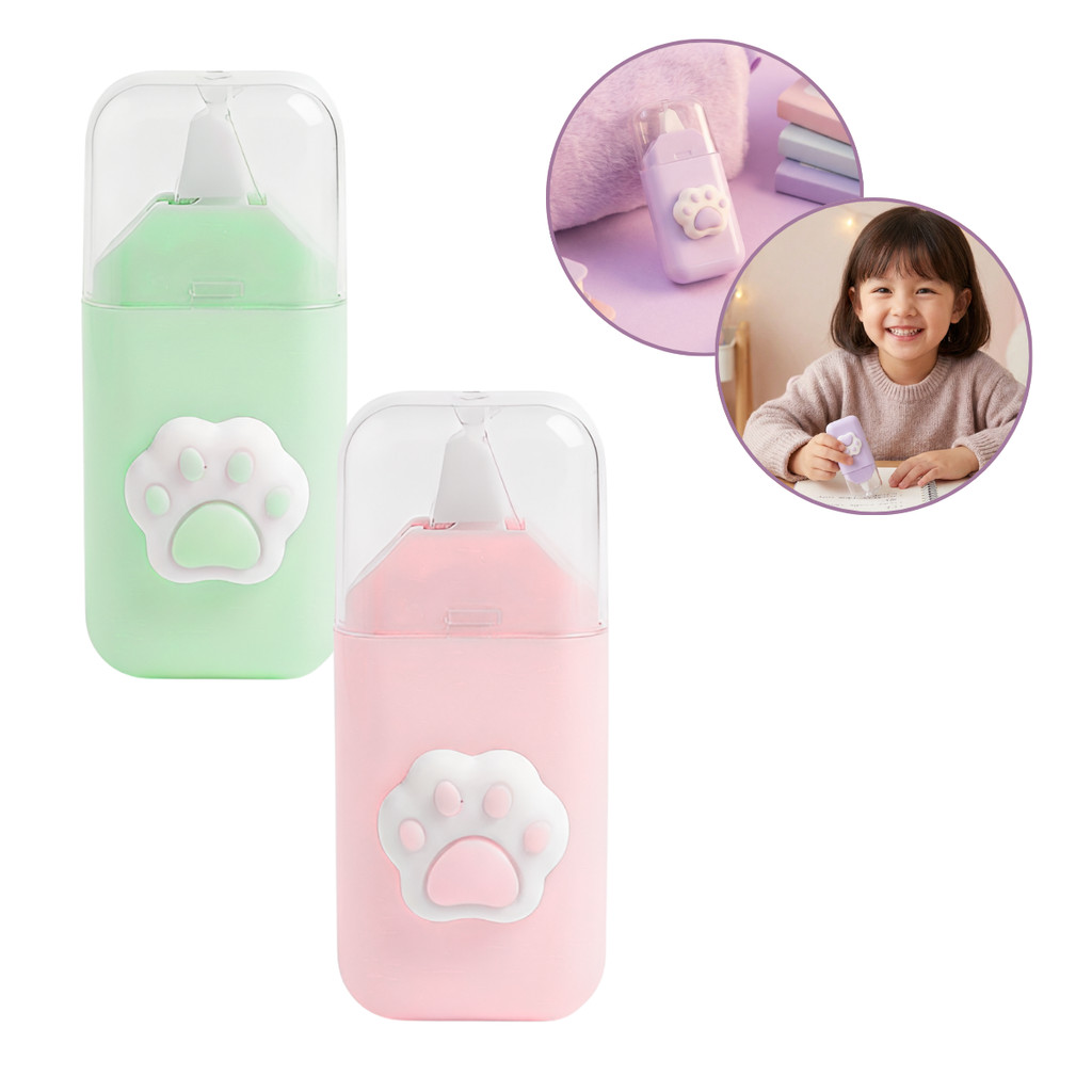 2 Corretivo Fita Corretiva 6 Metros Patinha Fofinho Uso Escolar Escritório Branquinho em Oferta na Shopee