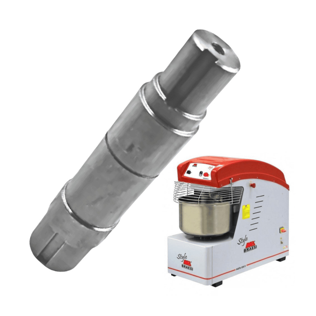 Eixo Batedor Superior 188mm P/ Masseira Espiral AES40 Braesi