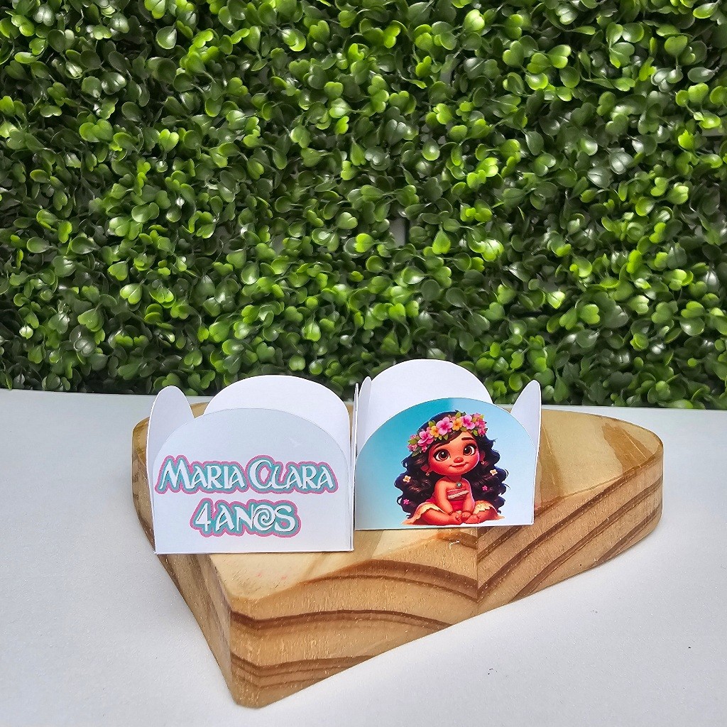 Forminha para Doces Brigadeiro MOANA CUTE - Personalizados - Festa infantil - Aniversário - Lembrancinha