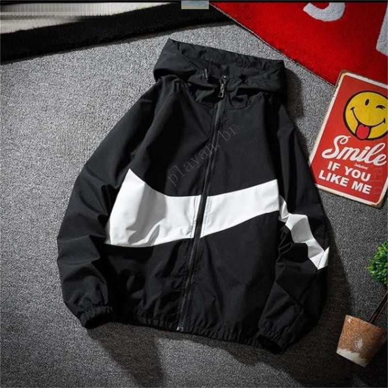 (duyonglin111) Jaquetas Masculinas De Hip Hop , Corta-Vento Quentes Com Zíper , Casaco Grande Capuz , Casual , Harajuku em Oferta na Shopee