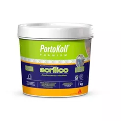 Rejunte Acrílico Premium Branco Brilhante 1kg Portokoll