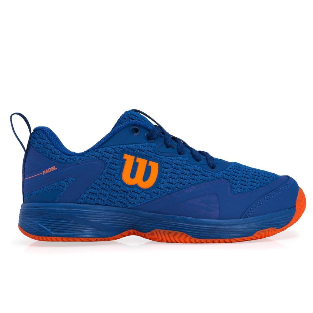 Tênis Wilson K Padel 3.0 Clay Lay Azul e Laranja em Oferta na Shopee
