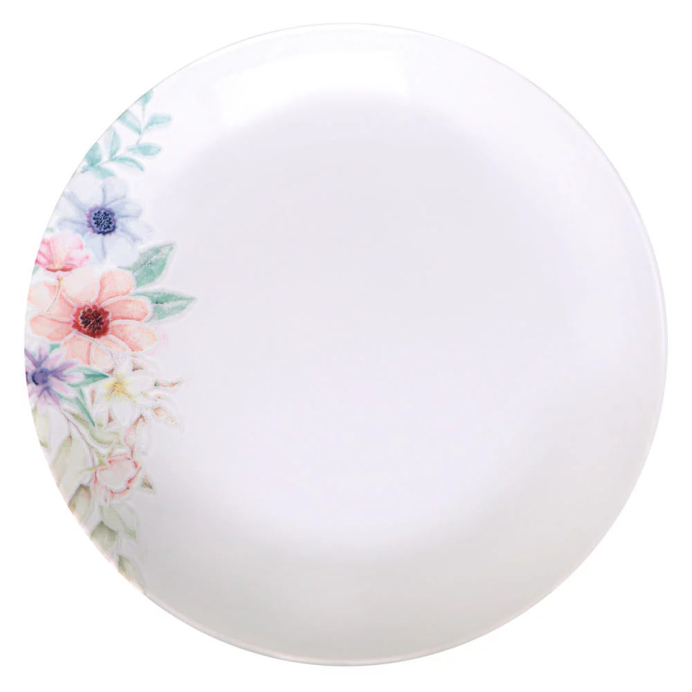 Prato Fundo Tramontina Floratta em Porcelana Decorado 22cm em Oferta na Shopee