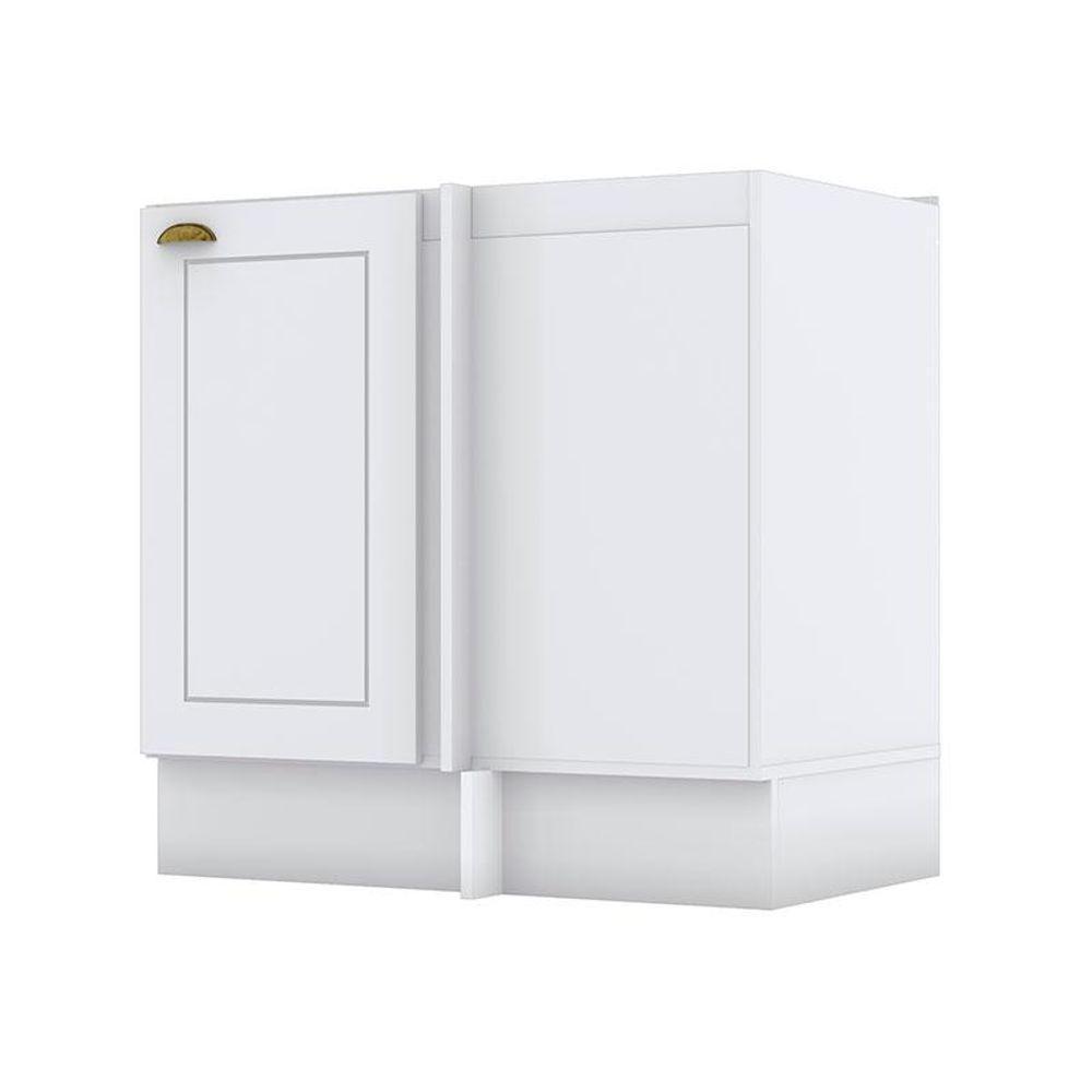 Balcão De Canto Reto 1 Porta Americana Branco Hp - Henn